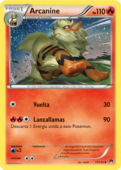 Carta de Arcanine