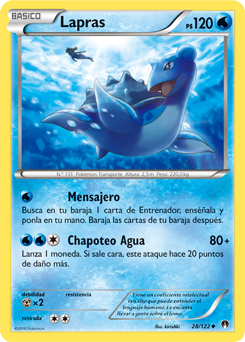 Carta de Lapras