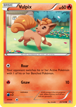 Carta de Vulpix