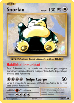 Carta de Snorlax