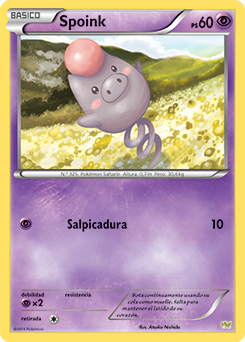 Carta de Spoink