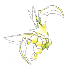 Artwork Scyther Ken Sugimori