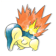 Artwork Cyndaquil Ken Sugimori