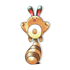 Artwork Sentret Ken Sugimori