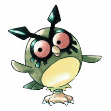 Artwork Hoothoot Ken Sugimori