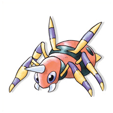 Artwork Ariados Ken Sugimori