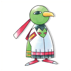 Artwork Xatu Ken Sugimori