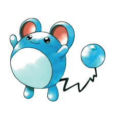 Artwork Marill Ken Sugimori