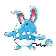 Artwork Azumarill Ken Sugimori