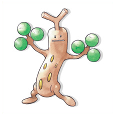 Artwork Sudowoodo Ken Sugimori