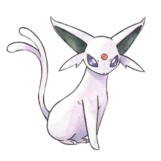 Artwork Espeon Ken Sugimori