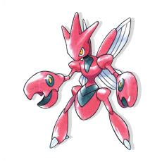 Artwork Scizor Ken Sugimori