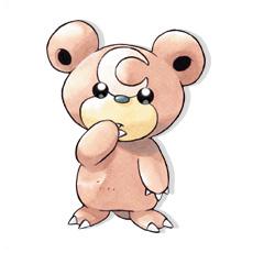 Artwork Teddiursa Ken Sugimori