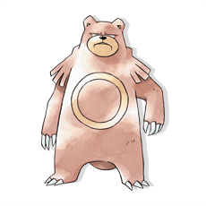 Artwork Ursaring Ken Sugimori