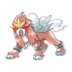 Artwork Entei Ken Sugimori