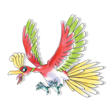 Artwork Ho-Oh Ken Sugimori