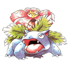 Artwork Venusaur Ken Sugimori