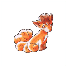 Artwork Vulpix Ken Sugimori