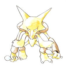 Artwork Alakazam Ken Sugimori