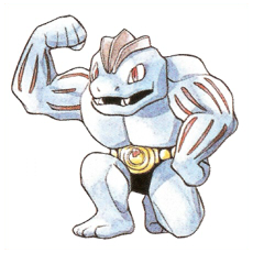 Artwork Machoke Ken Sugimori