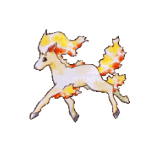 Artwork Ponyta Ken Sugimori