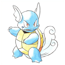 Artwork Wartortle Ken Sugimori