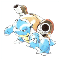 Artwork Blastoise Ken Sugimori