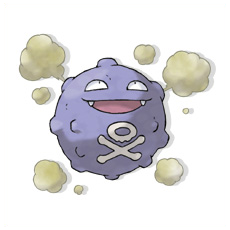 Artwork Koffing Ken Sugimori