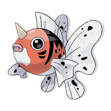 Artwork Seaking Ken Sugimori