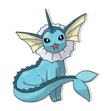 Artwork Vaporeon Ken Sugimori