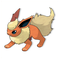 Artwork Flareon Ken Sugimori
