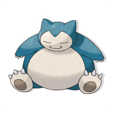 Artwork Snorlax Ken Sugimori