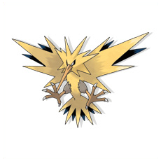 Artwork Zapdos Ken Sugimori