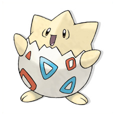 Artwork Togepi Ken Sugimori