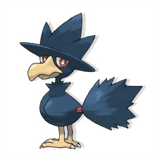 Artwork Murkrow Ken Sugimori