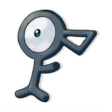 Artwork Unown Ken Sugimori