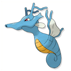 Artwork Kingdra Ken Sugimori