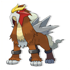 Artwork Entei Ken Sugimori