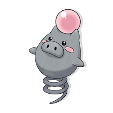 Artwork Spoink Ken Sugimori