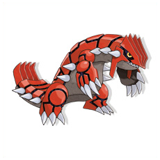 Artwork Groudon Ken Sugimori