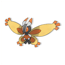 Artwork Mothim Ken Sugimori