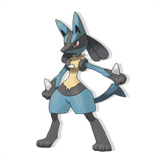 Artwork Lucario Ken Sugimori