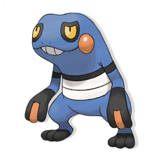 Artwork Croagunk Ken Sugimori