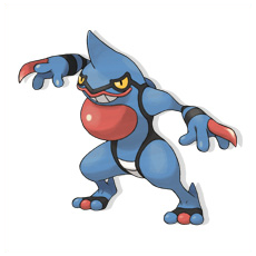 Artwork Toxicroak Ken Sugimori