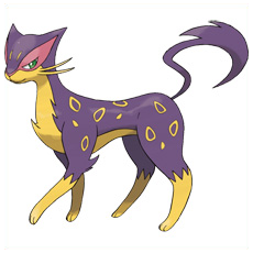 Artwork Liepard Ken Sugimori