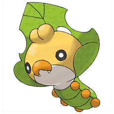 Artwork Sewaddle Ken Sugimori