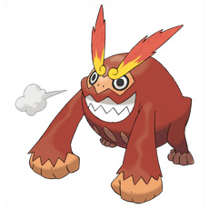 Artwork Darmanitan Ken Sugimori