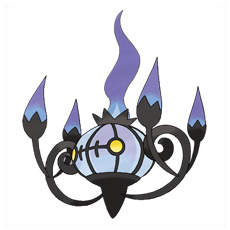 Artwork Chandelure Ken Sugimori