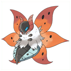 Artwork Volcarona Ken Sugimori