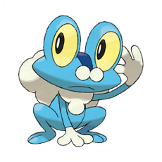 Artwork Froakie Ken Sugimori